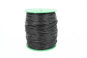 Gummisn�re, Sort  1,5 mm