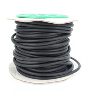 Gummisn�re, Sort 5 mm