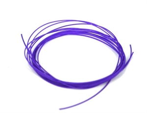 Midtersnor med wire, Lilla, 2 stk. 