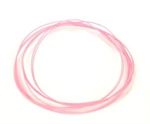 Midtersnor med wire, lyser�d, 2 stk. 
