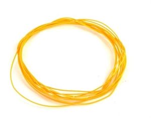 Midtersnor med wire, Gul, 2 stk. 